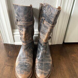 Bed Stu Distressed Boots Size 9